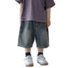 RMGVDSD-Boy-s-Baggy-Denim-Shorts-Boys-Cargo-Shorts-Summer-Casual-Denim-Shorts-For-Kids-Stylish-Comfortable-Outfit-Toddler-To-Youth-9-10-Years-Blue_831ddf8c-9e3f-4684-a482-4d2e106b10af.441ab Kids Casual Denim Shorts