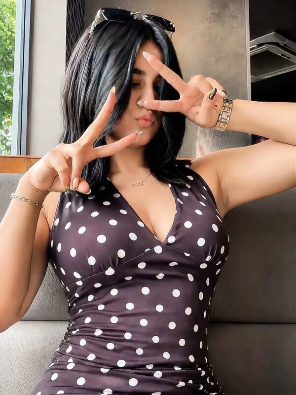 Black Polka Dot Halter Neck Dress